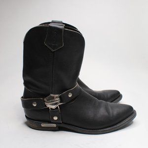 Harley Davidson Harness Cowboy Boot SZ10